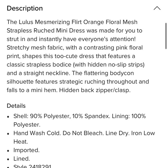 Lulus Orange Floral Mini Dress - Picture 7 of 8